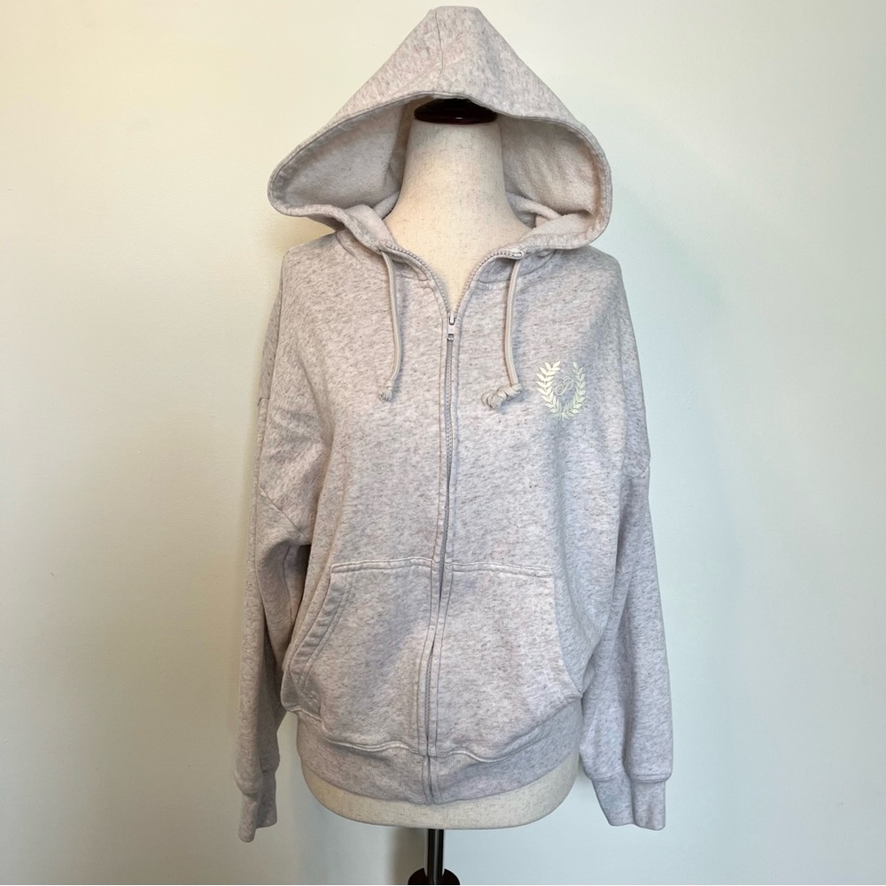 PINK Victoria's Secret Soft Light Cream Hoodie